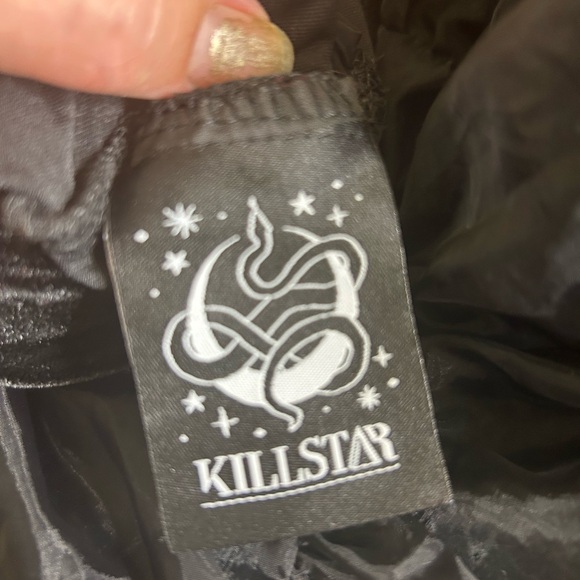 Killstar BLACK M Petticoat Velvet Layered Skirt Dress Crinoline Tutu Underskirt - Picture 5 of 6